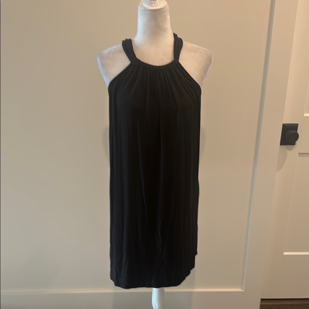 Amour Vert Black Knit Dress Sz M - Picture 1 of 6